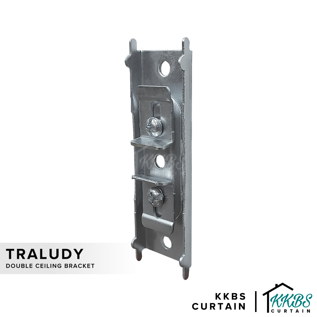 Traludy 窗帘轨道顶装双支架