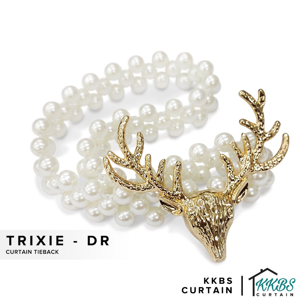Trixie 鹿设计窗帘绑带