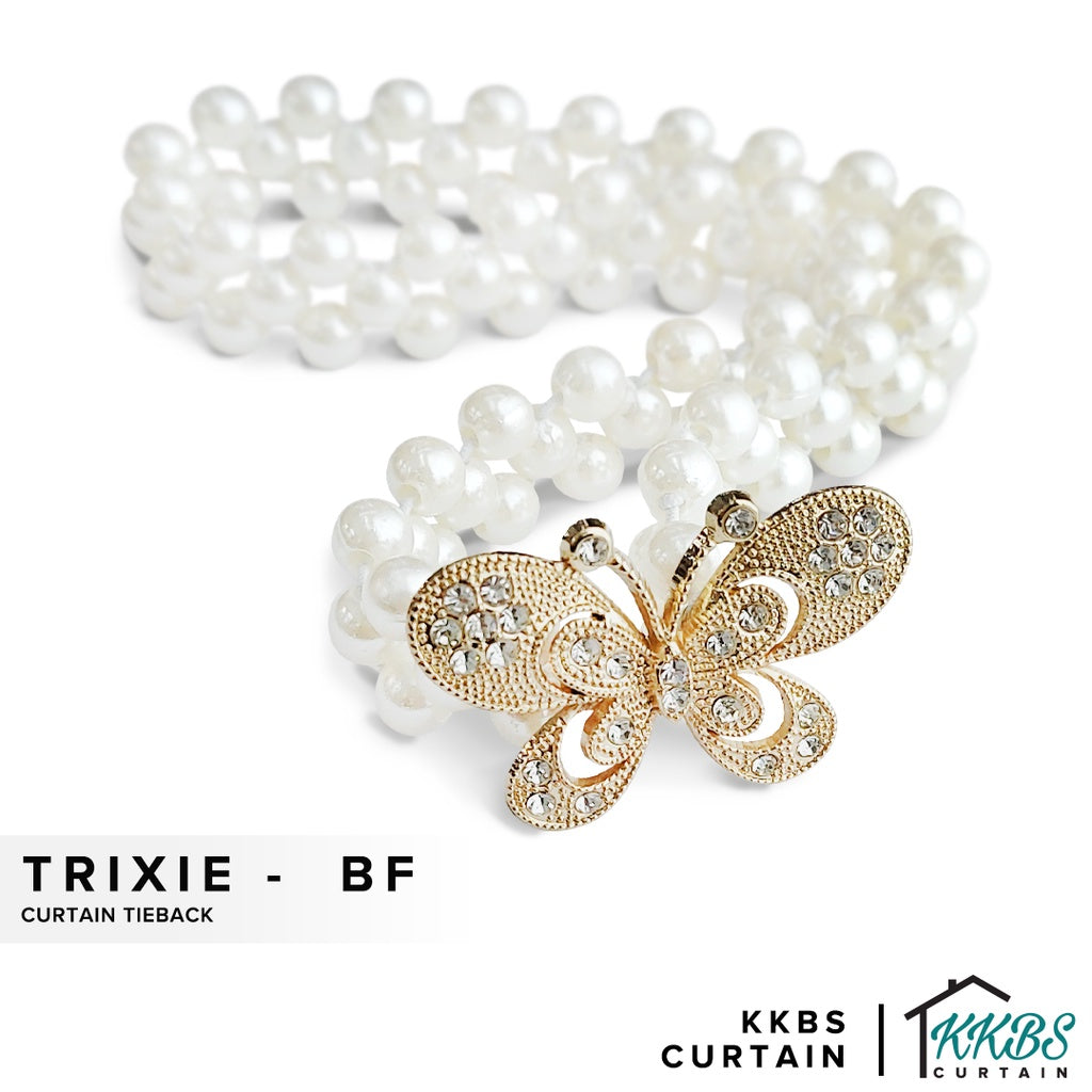 Trixie 蝴蝶设计窗帘绑带