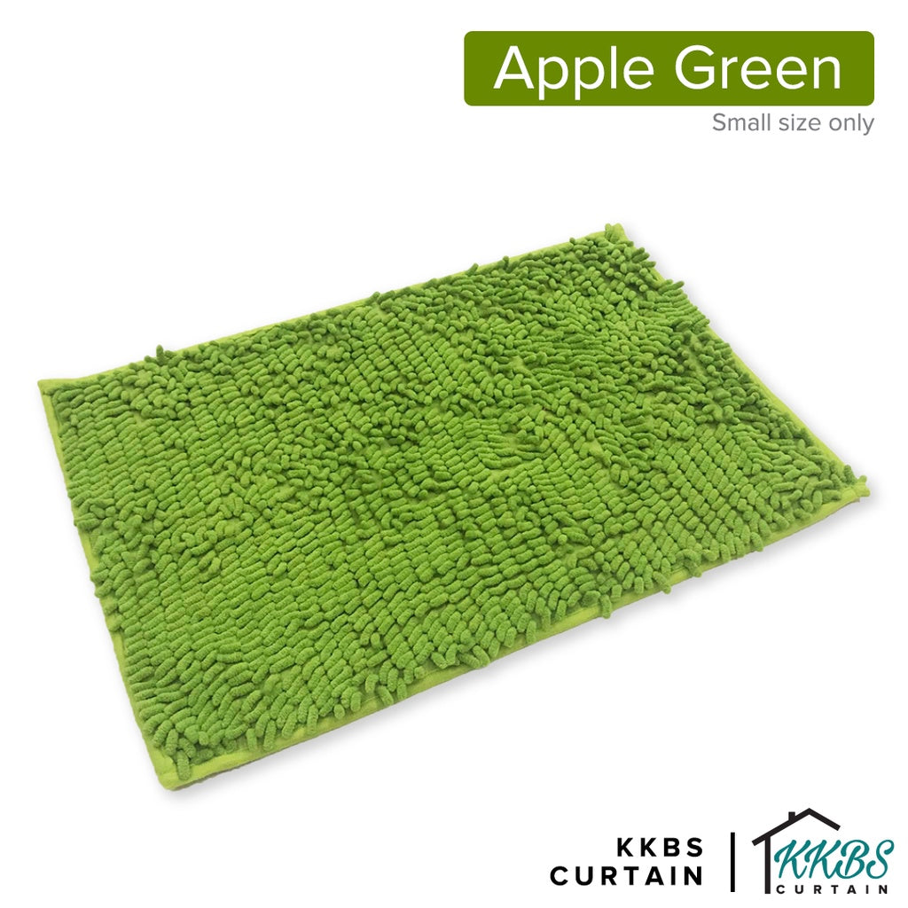 Chenille Microfiber Floor Mat Door Mat Plain Colour