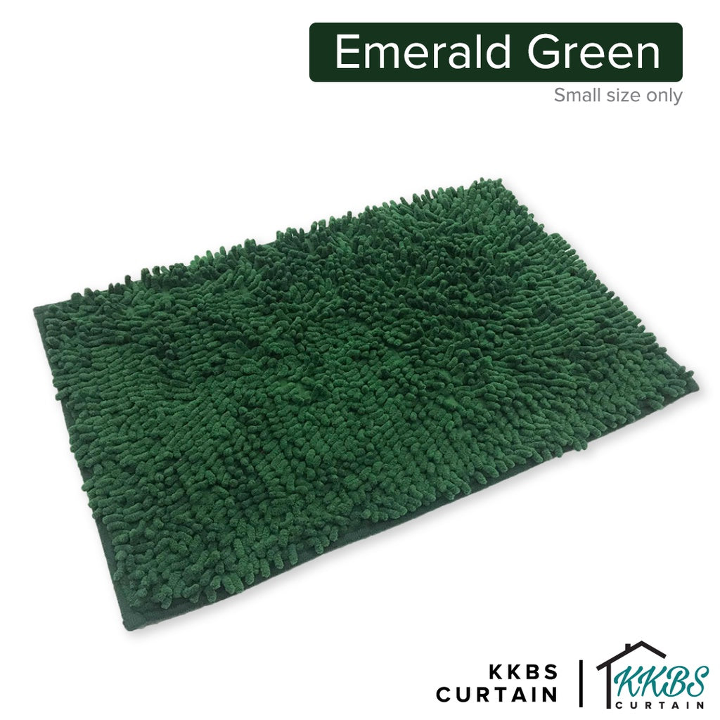 Chenille Microfiber Floor Mat Door Mat Plain Colour