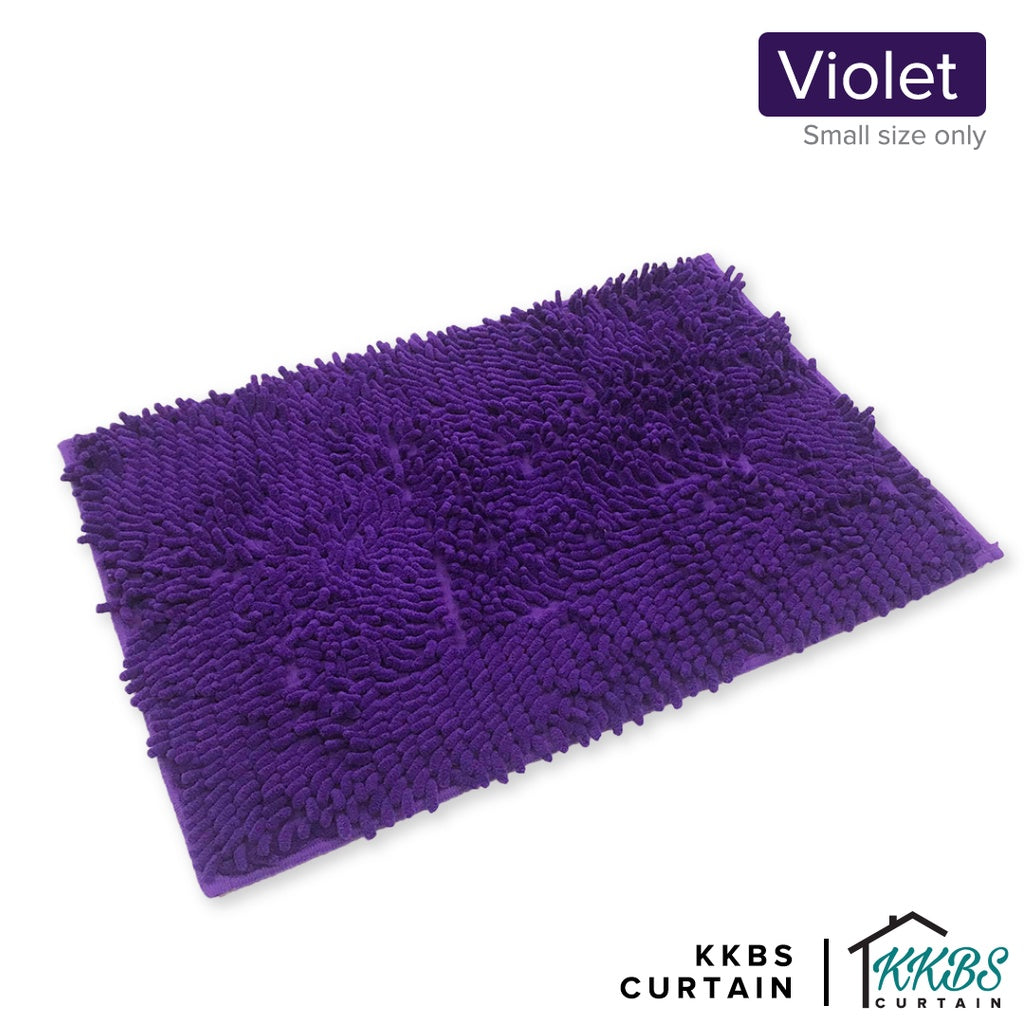 Chenille Microfiber Floor Mat Door Mat Plain Colour