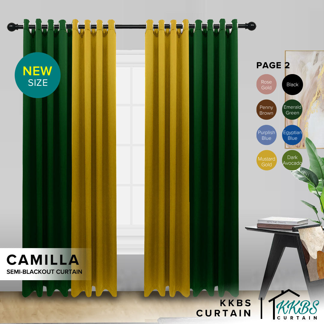Camilla Langsir Semi Blackout Siap Jahit (Page 2)