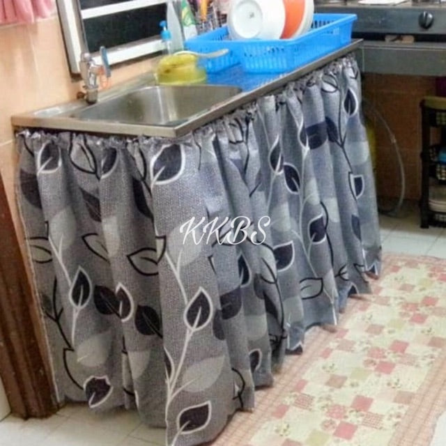 Dawai Spring Langsir Putih Percuma Skru