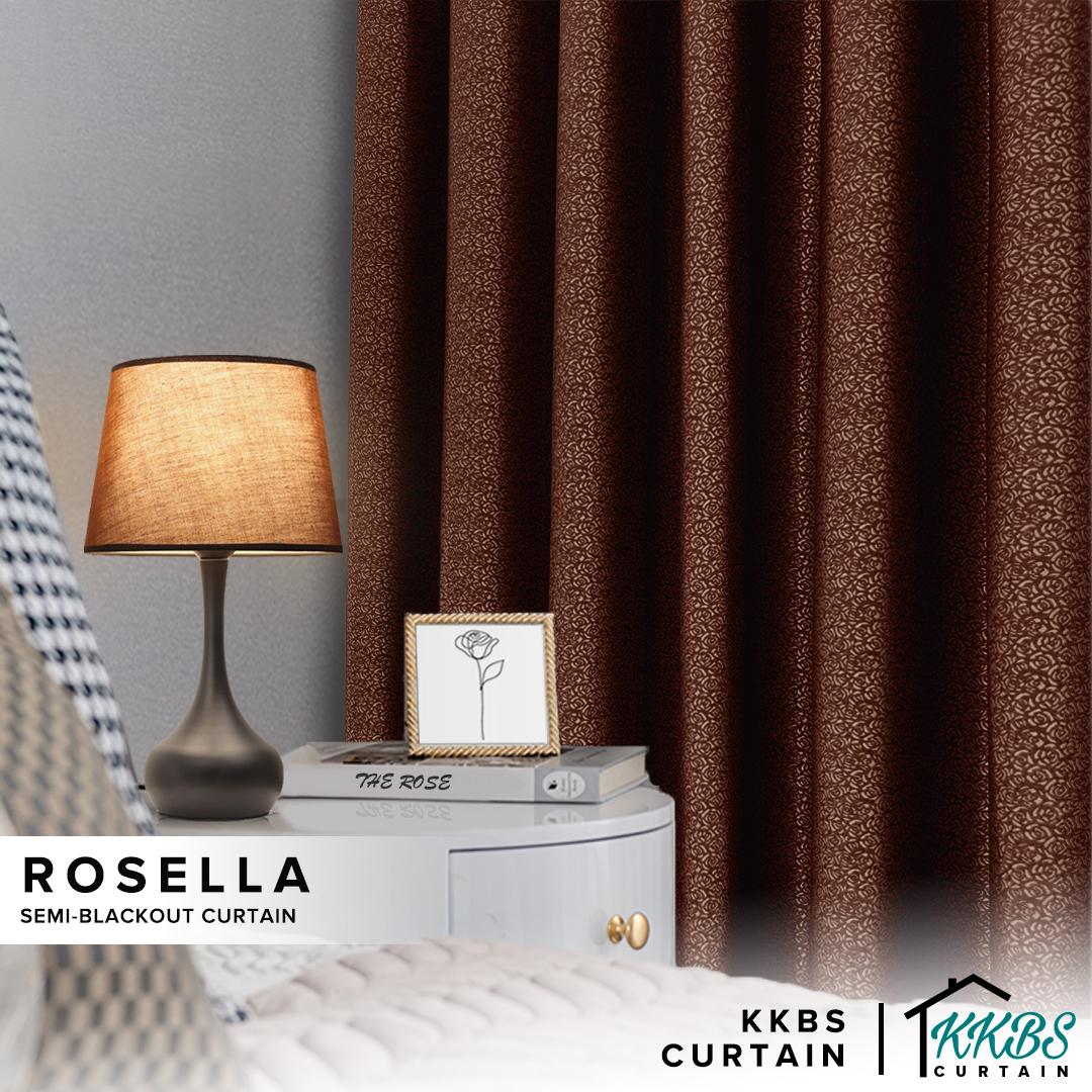 Rosella Langsir Semi Blackout Siap Jahit