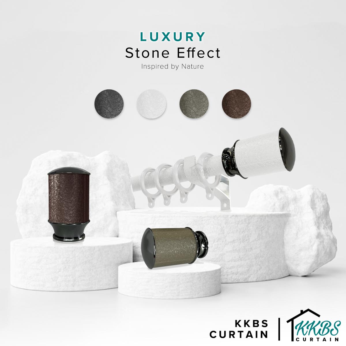 Luxstony Batang Langsir Set Lengkap Double
