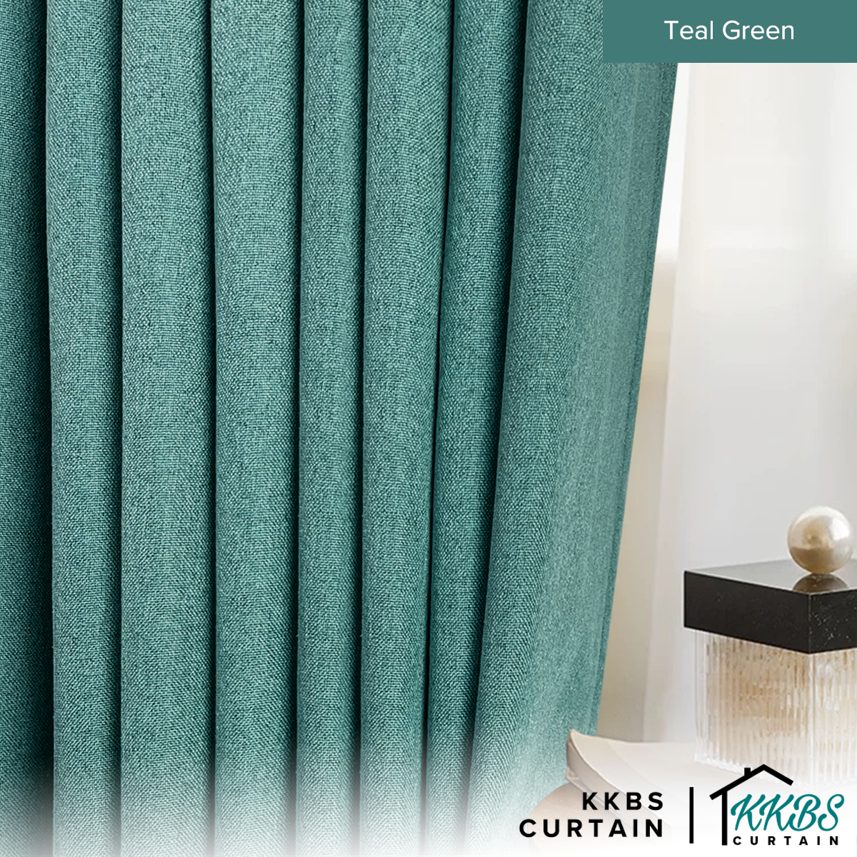 Mizuka Langsir 100% Blackout Siap Jahit Lebar Besar