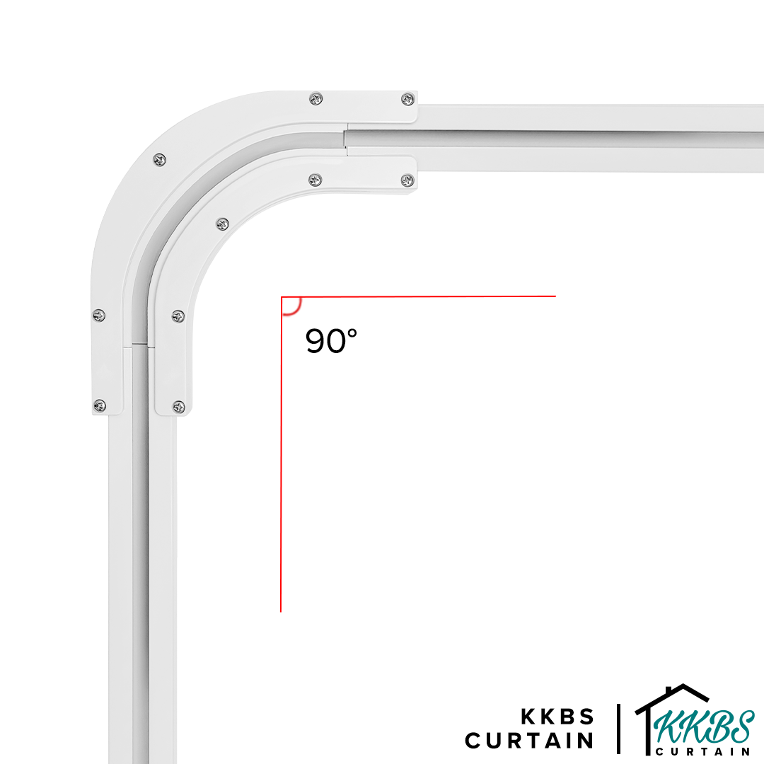 Smartony 电动窗帘轨道 90° L 型连接器
