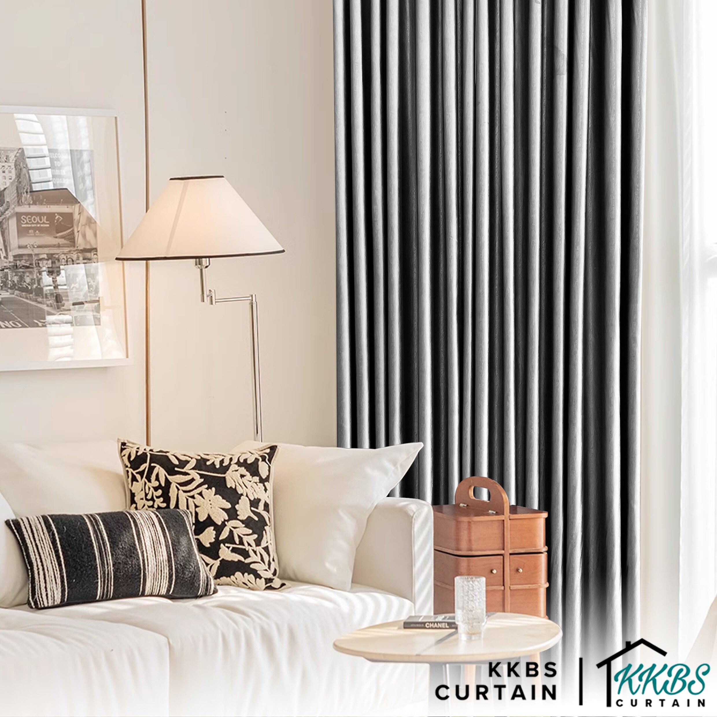 Raven Langsir Blackout Tempahan