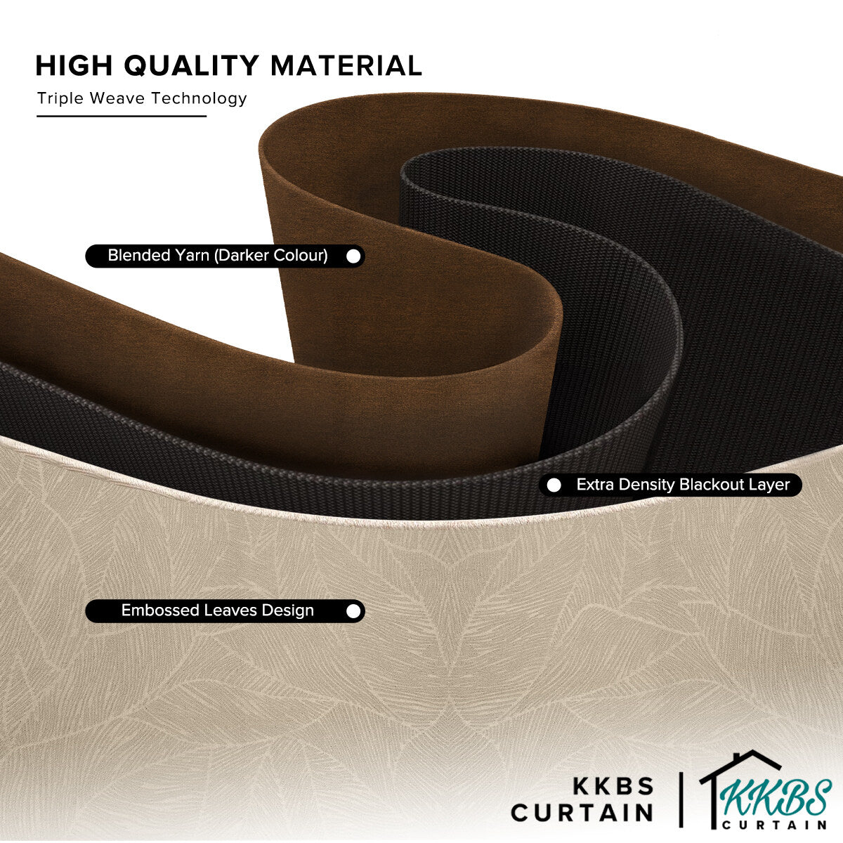 Fiora 98-99.9% Langsir Blackout Siap Jahit Lebar Standard