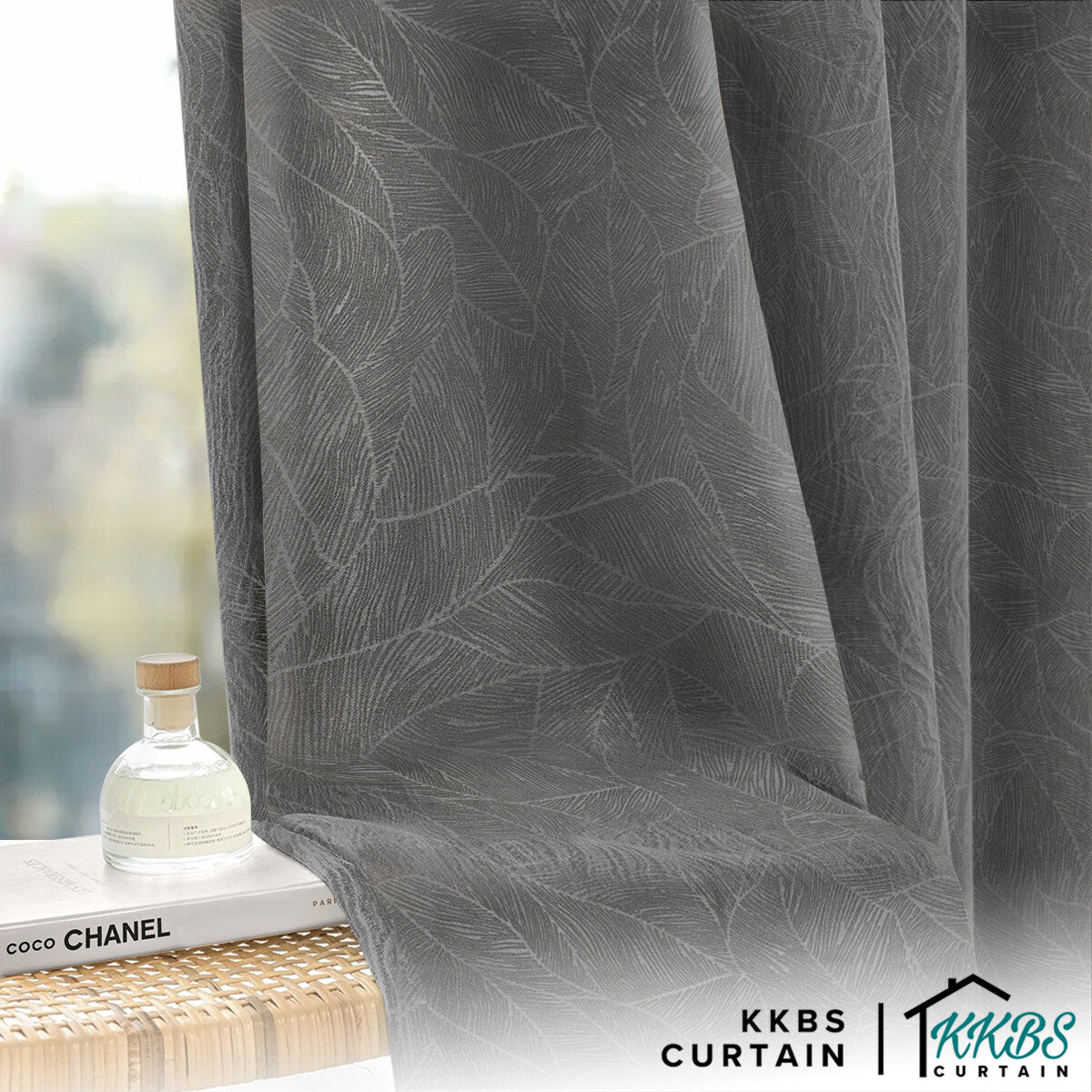 Fiora 98-99.9% Langsir Blackout Siap Jahit Lebar Standard