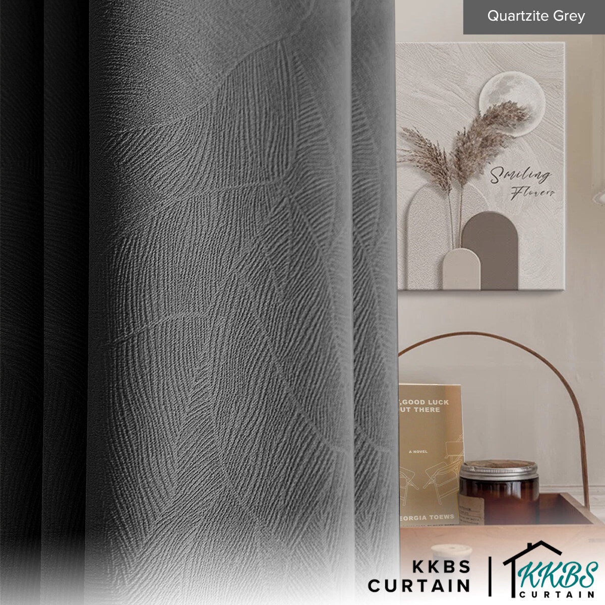 Fiora 98-99.9% Langsir Blackout Siap Jahit Lebar Standard