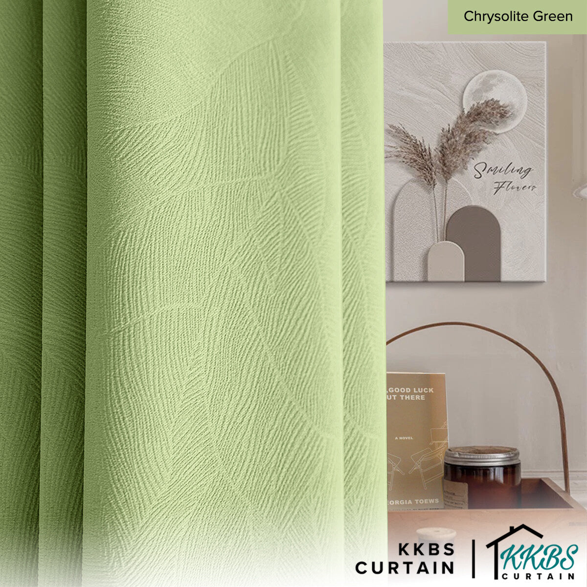 Fiora 98-99.9% Langsir Blackout Siap Jahit Lebar Standard