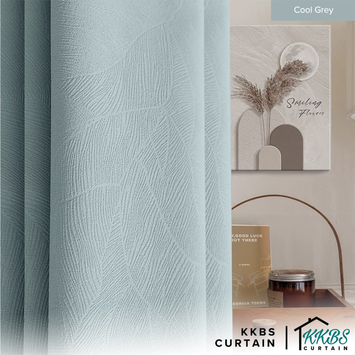 Fiora 98-99.9% Langsir Blackout Siap Jahit Lebar Standard