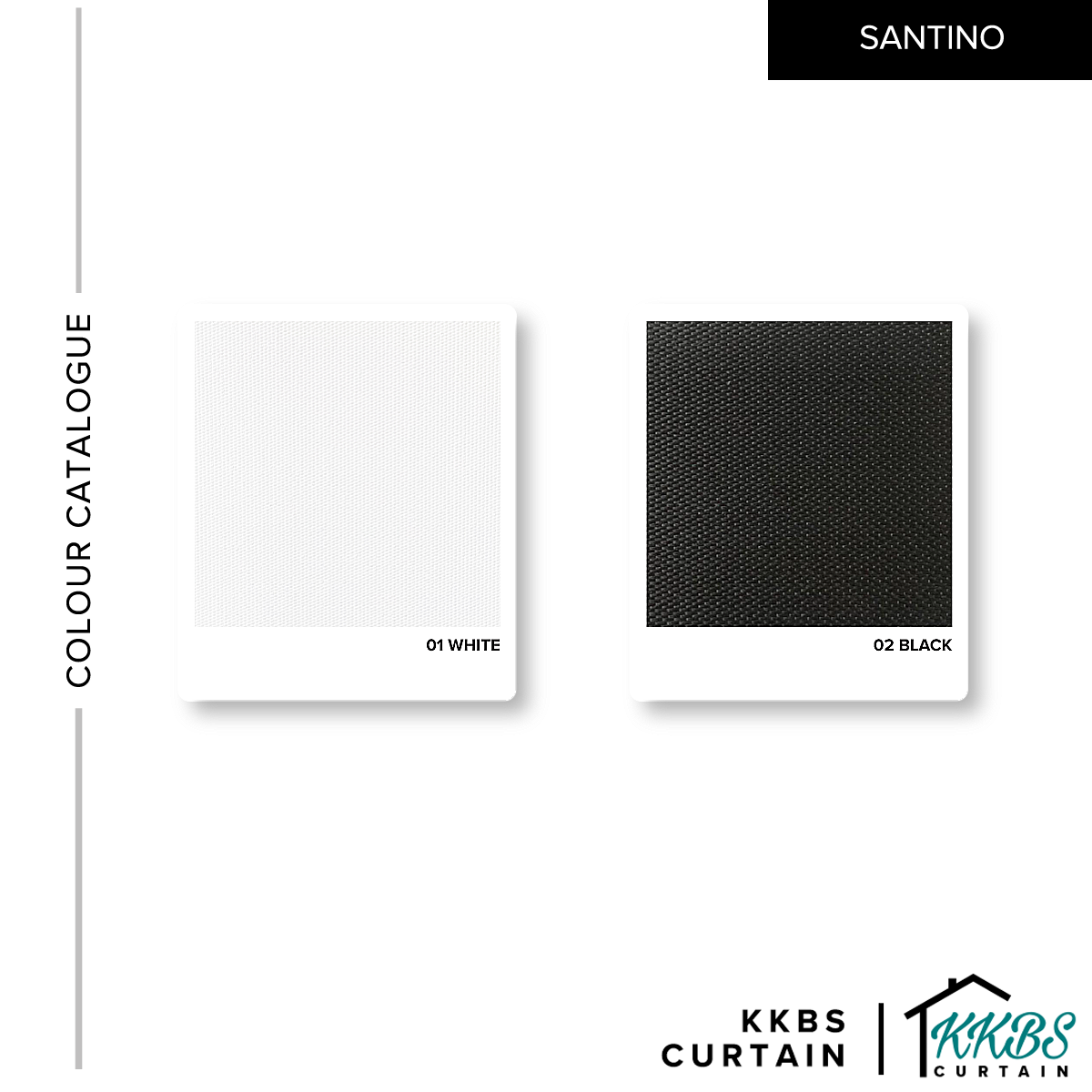 Santino 100% Blackout Zebra Blinds Dibuat Tersuai