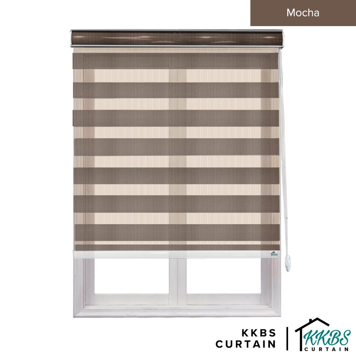 Maximo Semi Blackout Zebra Blinds Custom Made