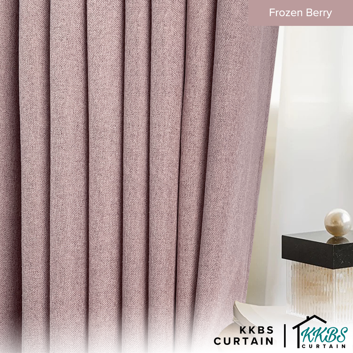 Mizuka Langsir 100% Blackout Siap Jahit Lebar Standard