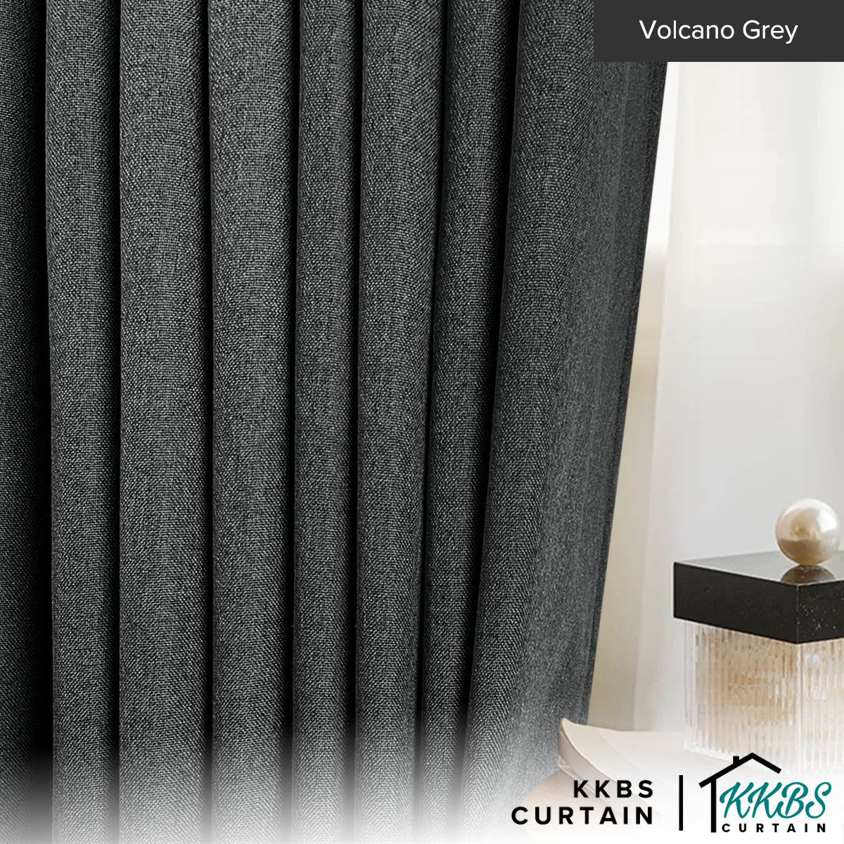 Mizuka Langsir 100% Blackout Siap Jahit Lebar Standard