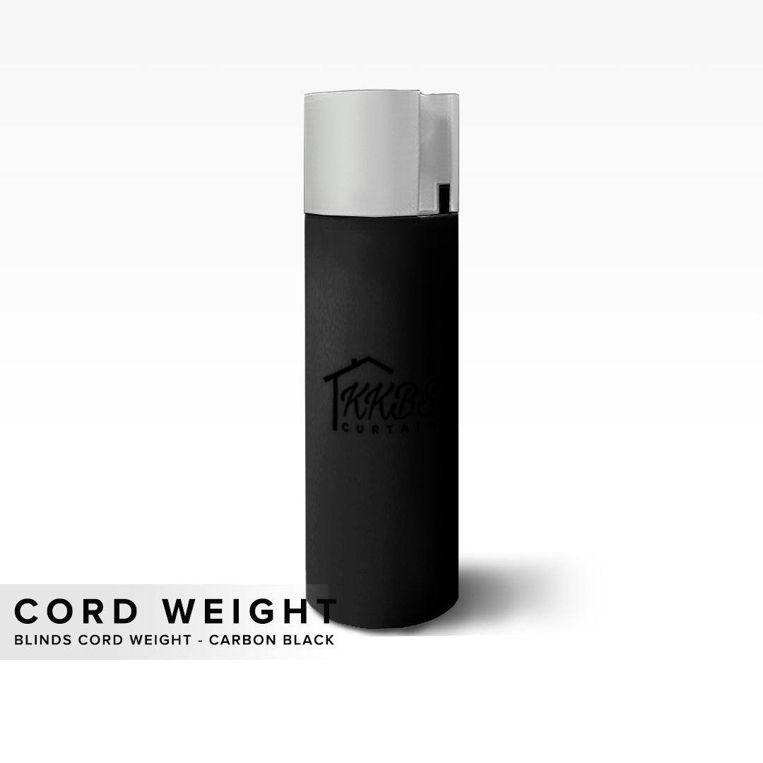 Blinds Cord Weight - Carbon Black