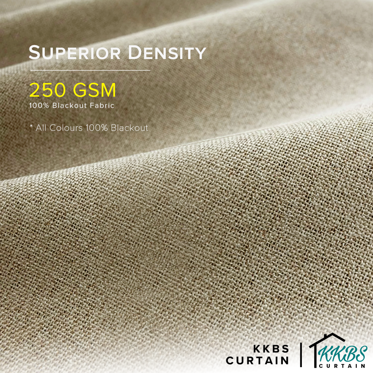 Mizuka Langsir 100% Blackout Siap Jahit Lebar Standard