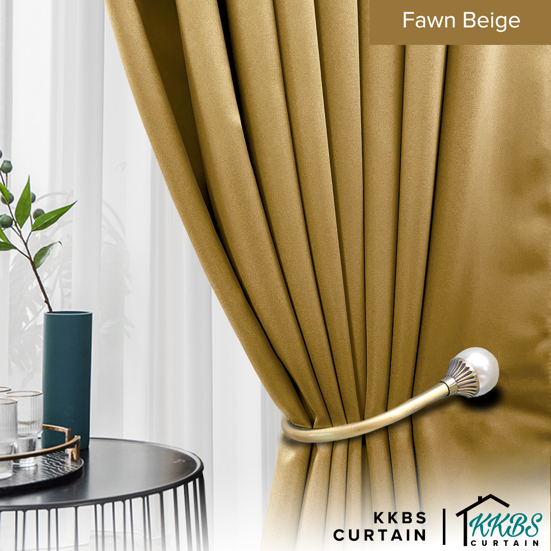 Canola Curtain Minimalist Hook & Eyelet