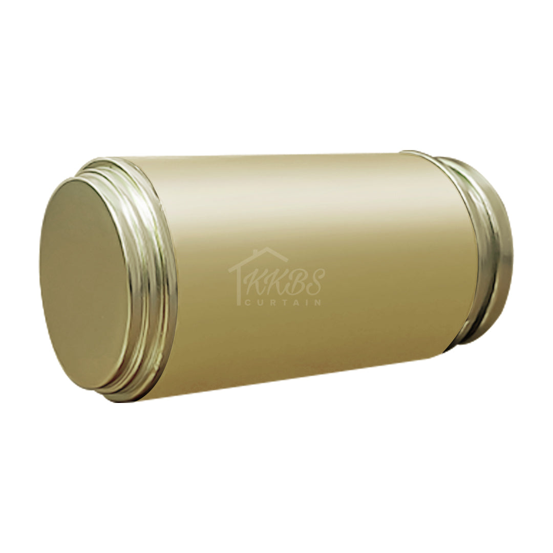 Morandy Curtain Rod End Cap Matte Light Gold Colour