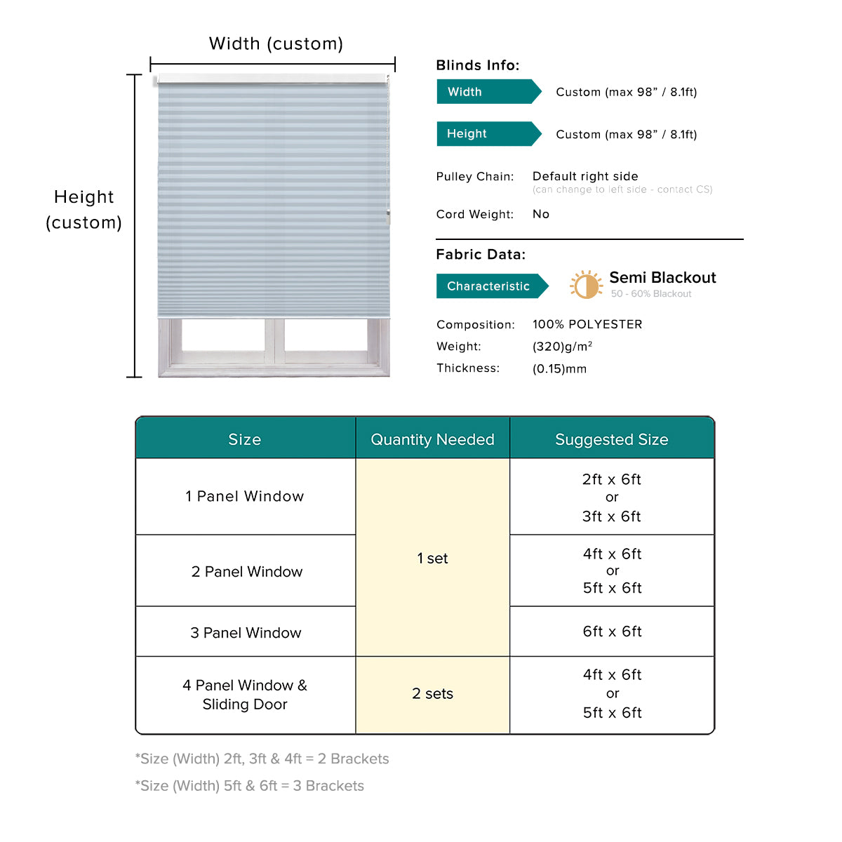 Midiro 26mm Semi Blackout Honeycomb Blinds Custom Made