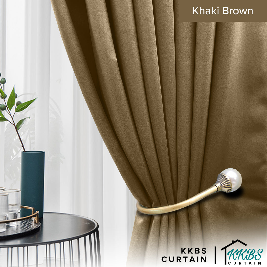 Canola Curtain Minimalist Hook & Eyelet