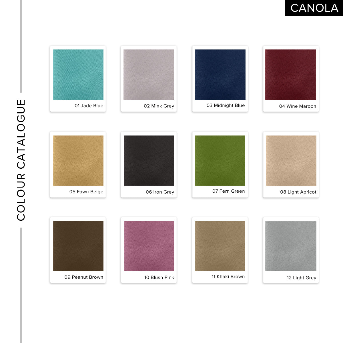 Canola 80%+ Blackout Curtain Minimalist Hook & Eyelet