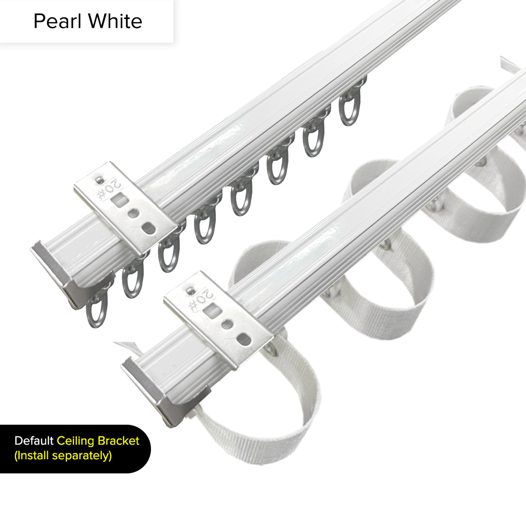 Verody Heavy Duty S Lipat / French Pleat Track Double Set Lengkap