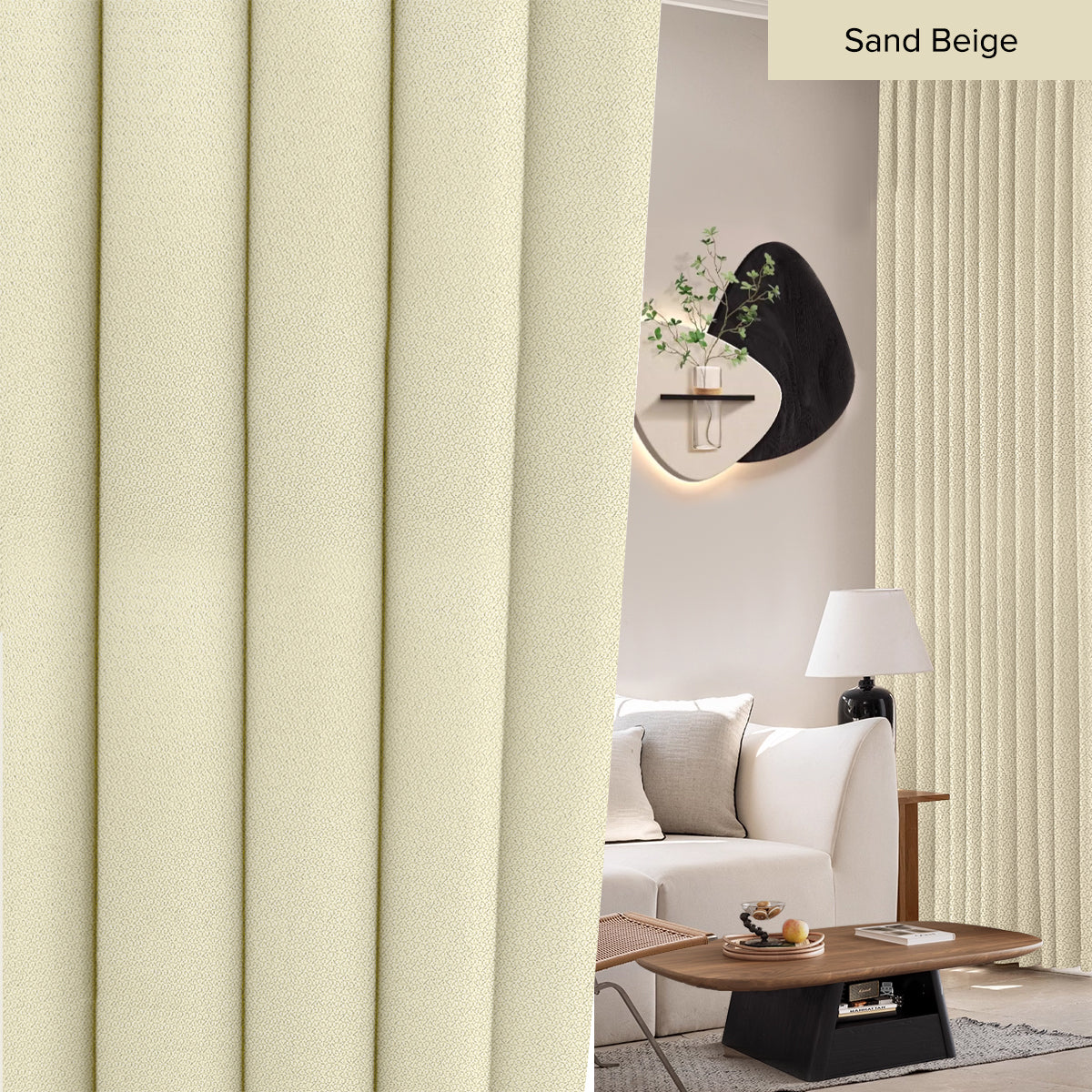 Morina 85-95% Blackout Curtain Ready Made - Standard Width