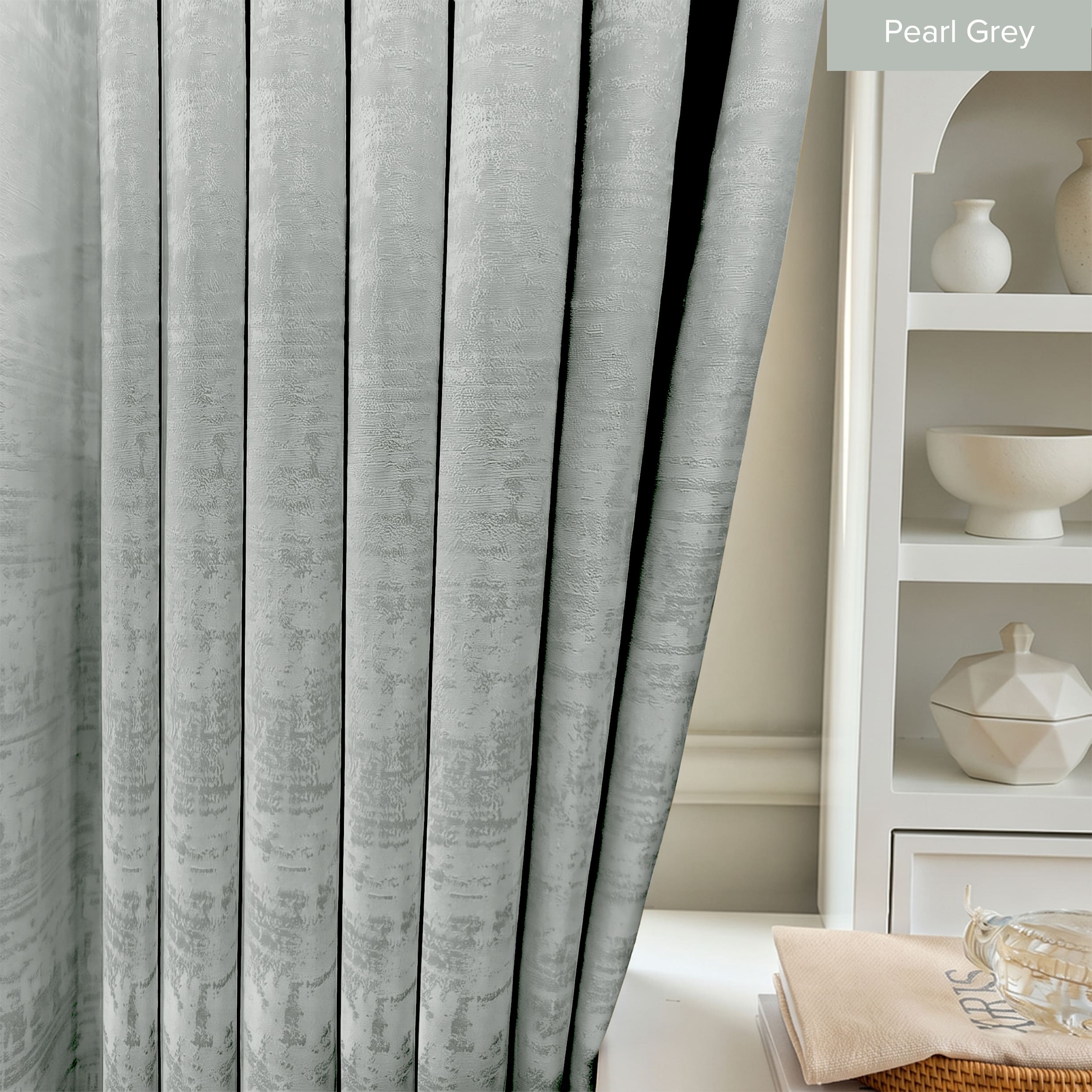 Jorica 85-95% Blackout Curtain Ready Made - Extra Width