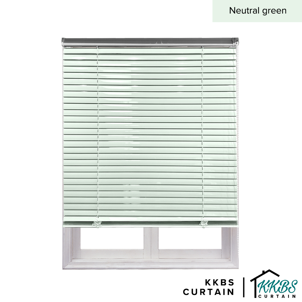 Tirai Venetian Sumiko 25mm Dibuat Disesuaikan