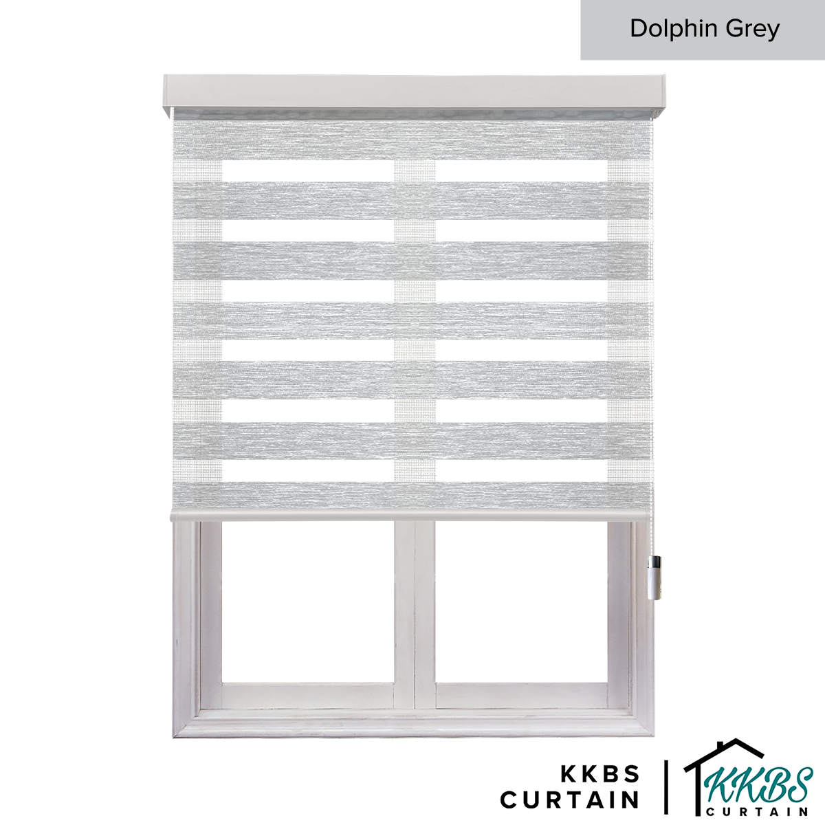 Tirai Zebra Semi Blackout Santiago Dibuat Tersuai