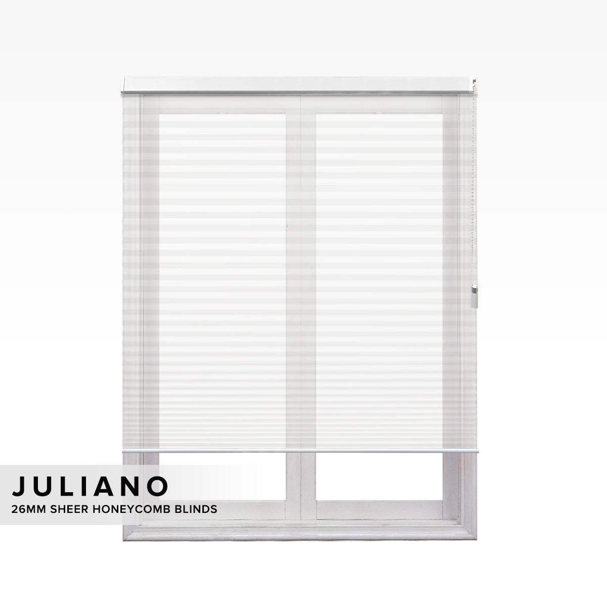 Juliano 26mm Sheer Honeycomb Blinds Custom Made