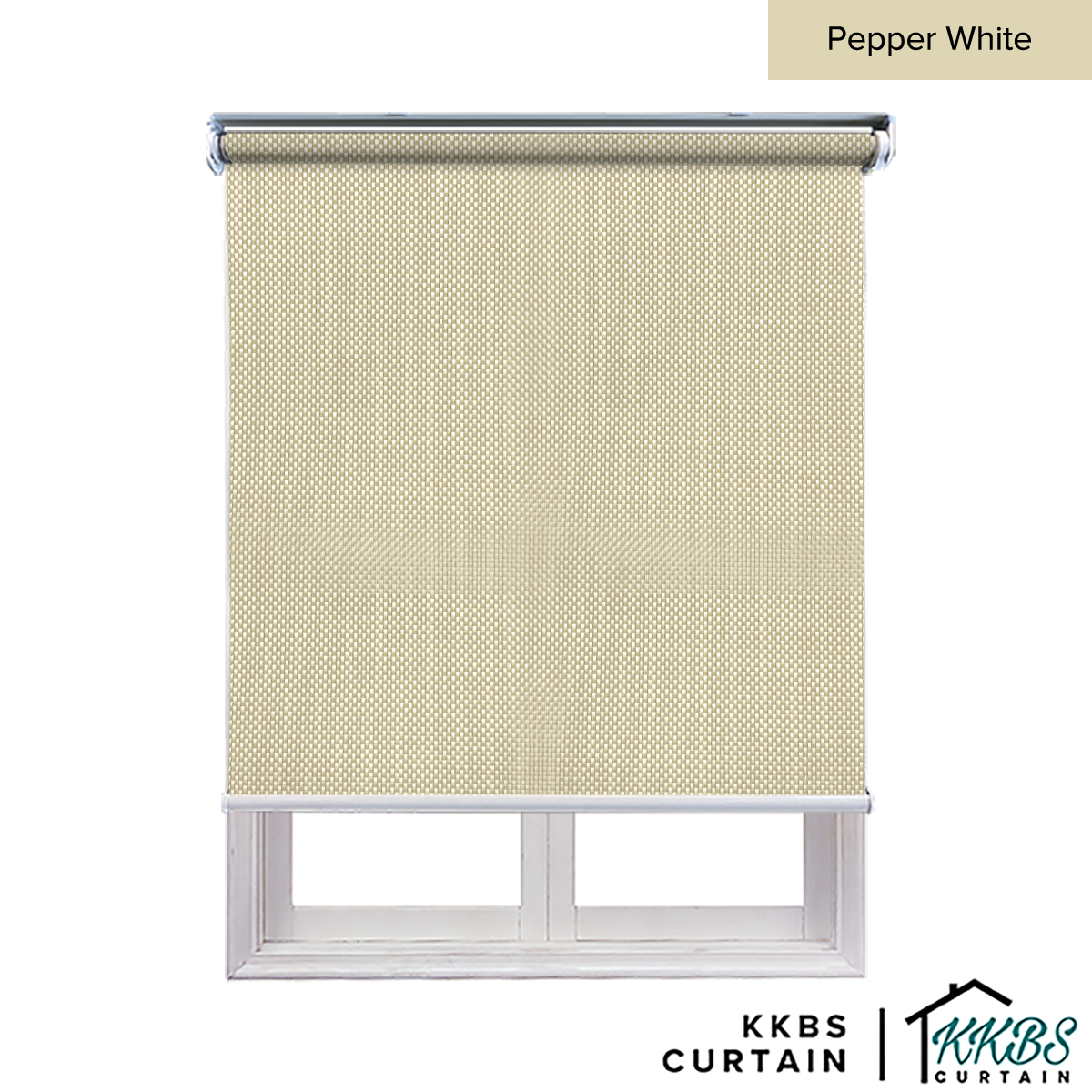 Amelio 100% Blackout Roller Blinds Dibuat Tersuai