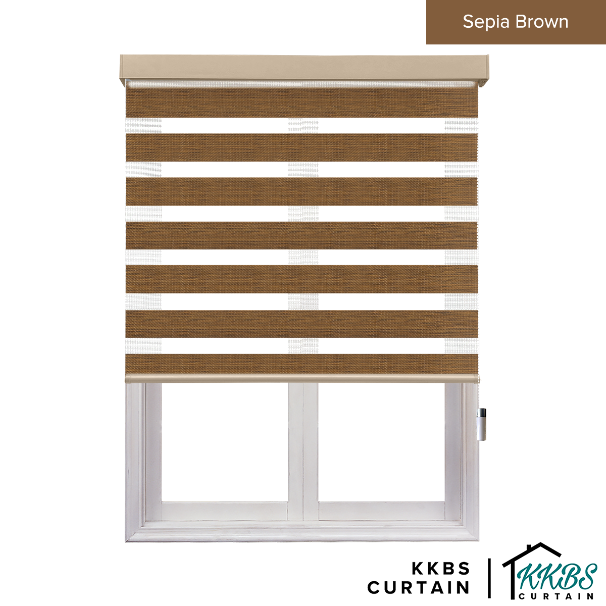 Felicio Semi Blackout Zebra Blinds Dibuat Tersuai