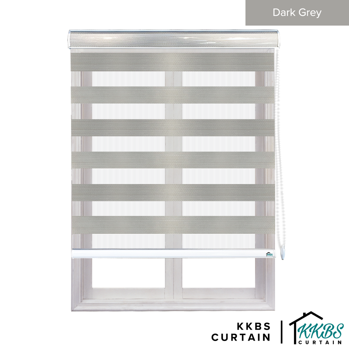 Isidro 100% Blackout Zebra Blinds Dibuat Tersuai