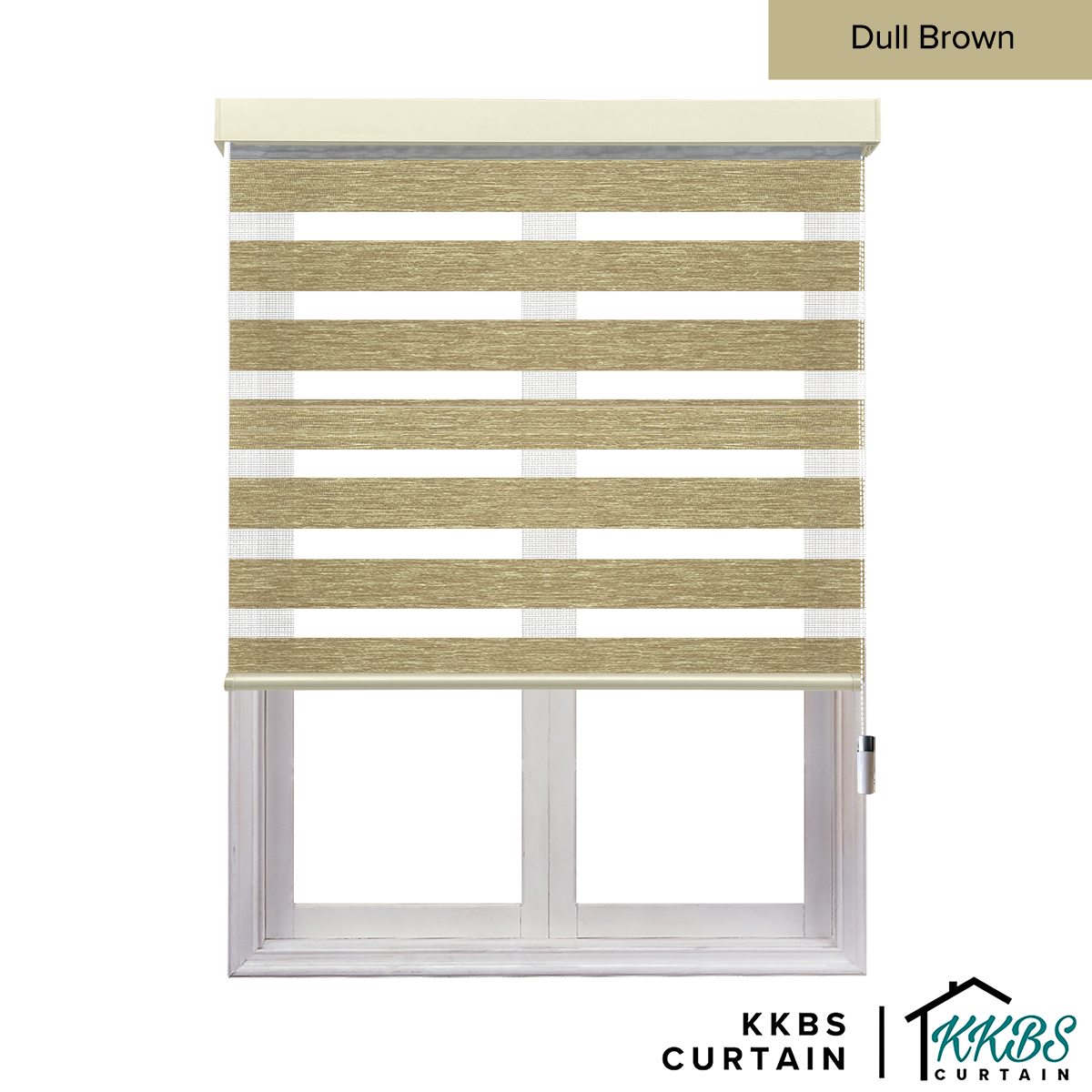 Tirai Zebra Semi Blackout Santiago Dibuat Tersuai