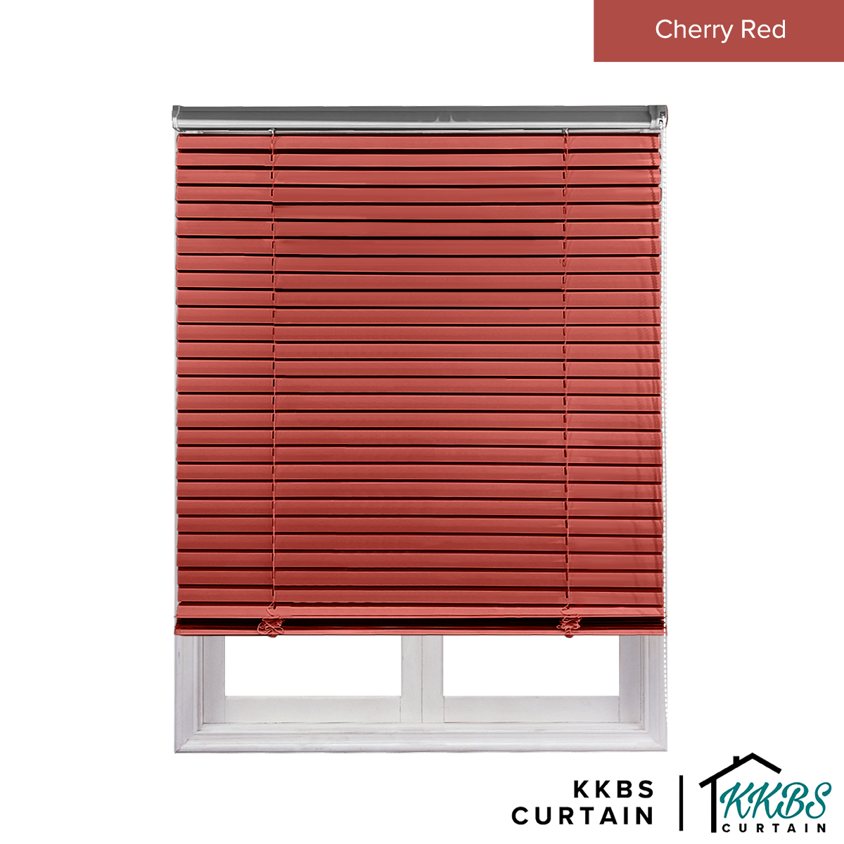 Tirai Venetian Sumiko 25mm Dibuat Disesuaikan