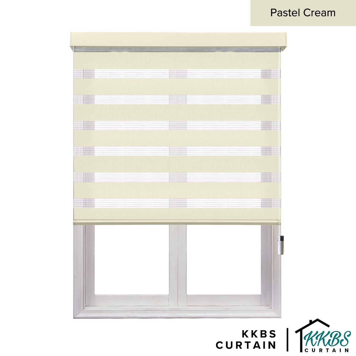 Kimiko Semi Blackout Zebra Blinds Dibuat Tersuai