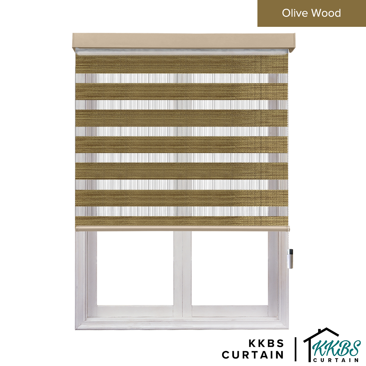 Felicio Semi Blackout Zebra Blinds Dibuat Tersuai