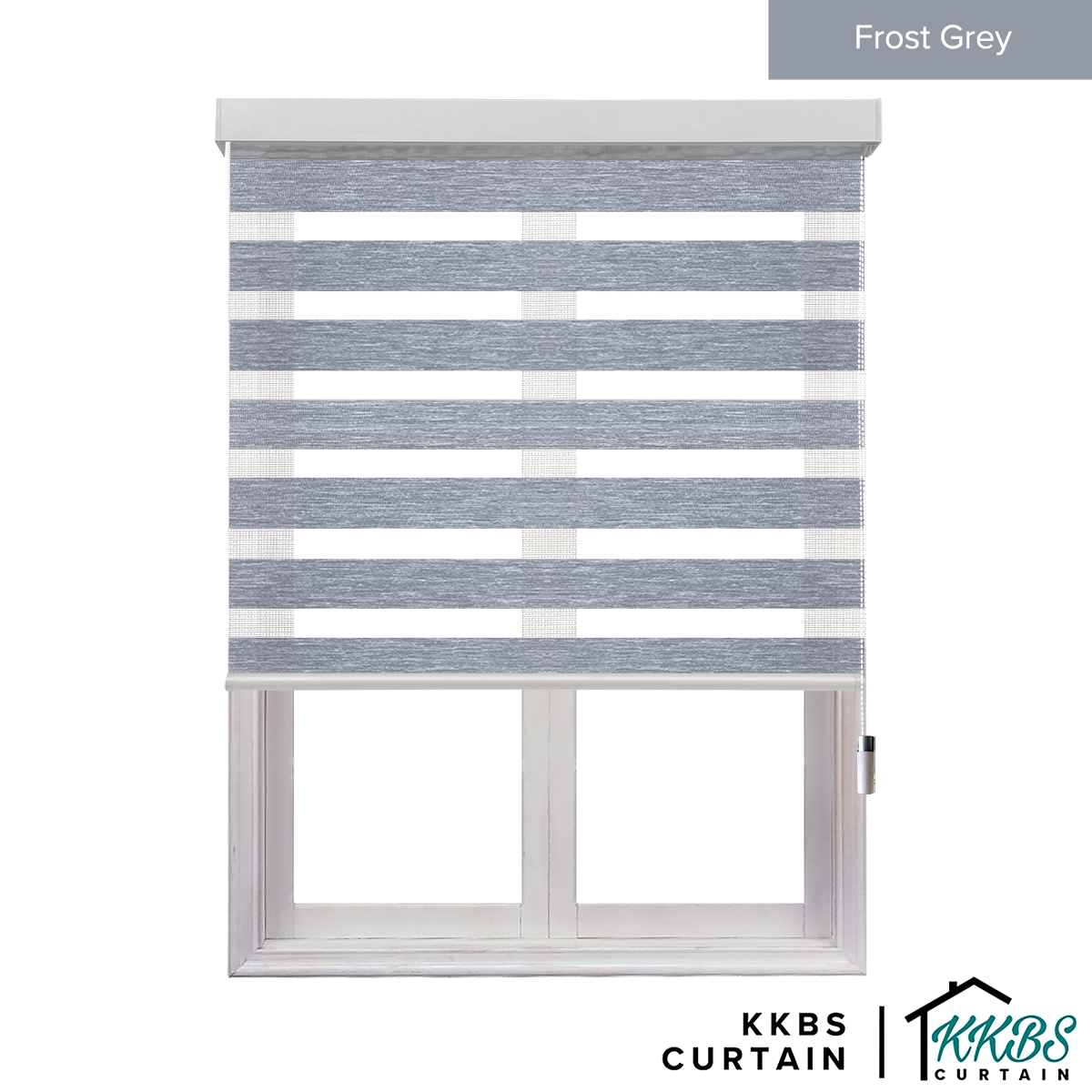 Tirai Zebra Semi Blackout Santiago Dibuat Tersuai