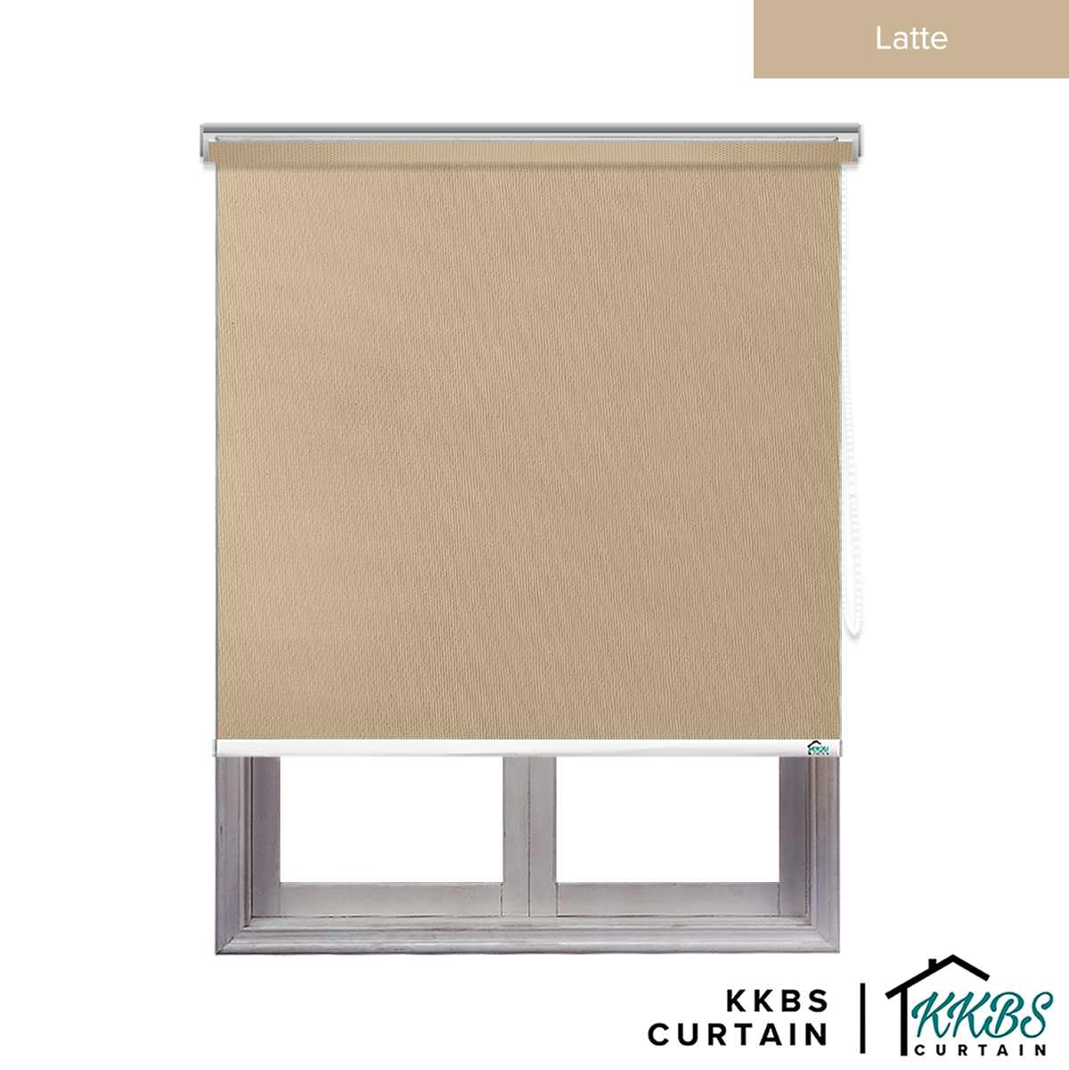 Lorenzo 100% Blackout Roller Blinds Dibuat Tersuai