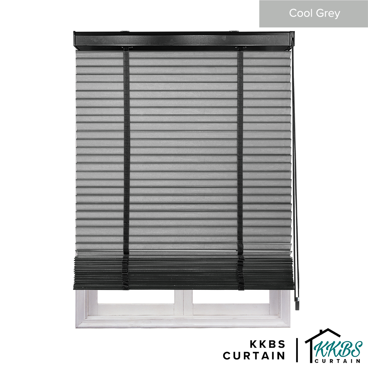 Tirai Kayu Tiruan Nezuko 50mm Kalis Air Dibuat Tersuai