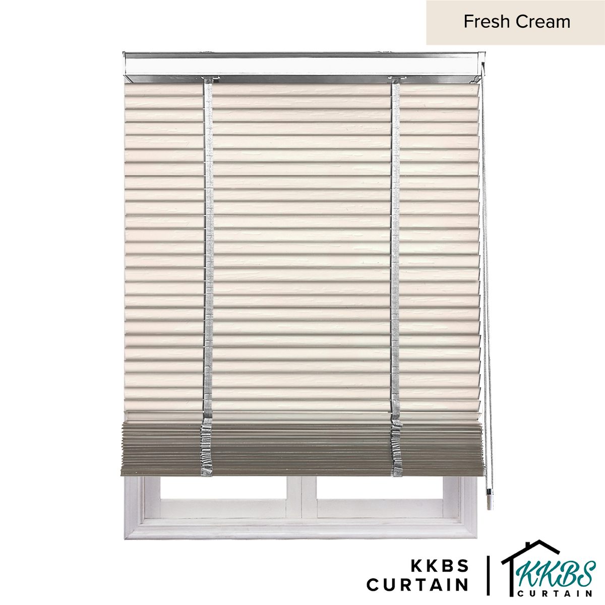 Tirai Kayu Tiruan Nezuko 50mm Kalis Air Dibuat Tersuai