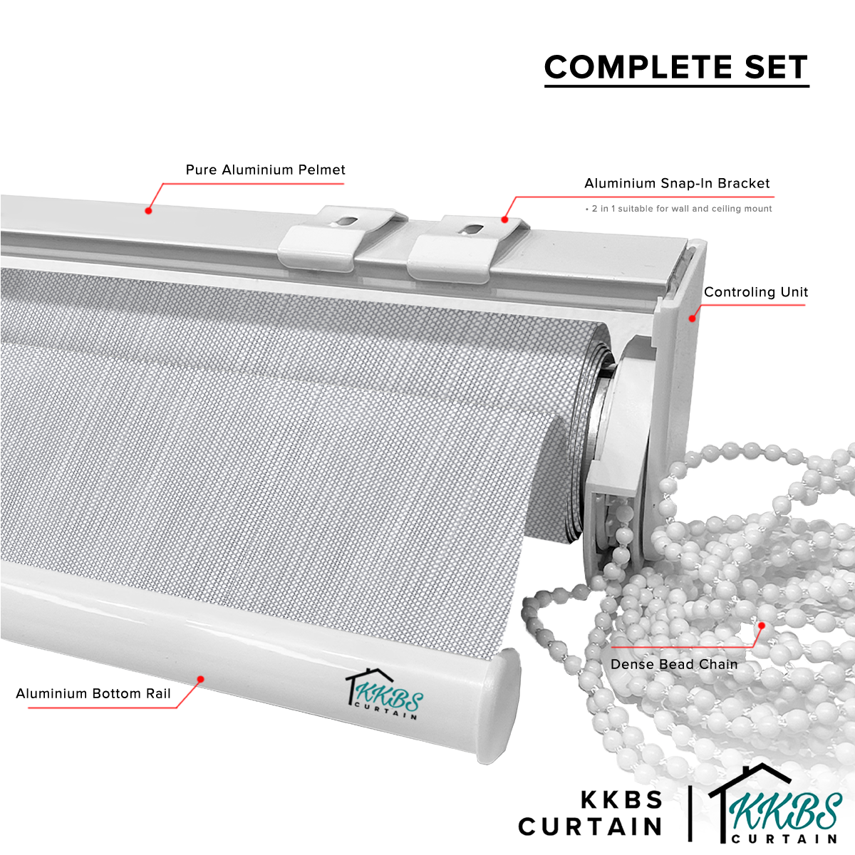 Tirai Gelek Pelindung Matahari Hedoso Dibuat Tersuai