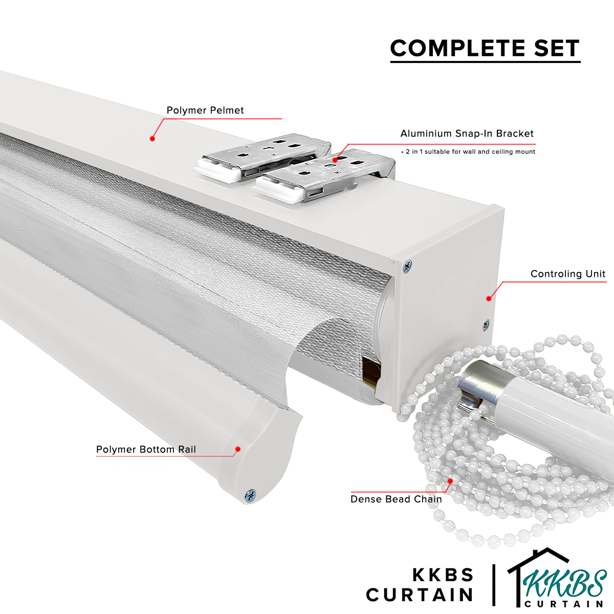 Palermo 100% Blackout Zebra Blinds Custom Made