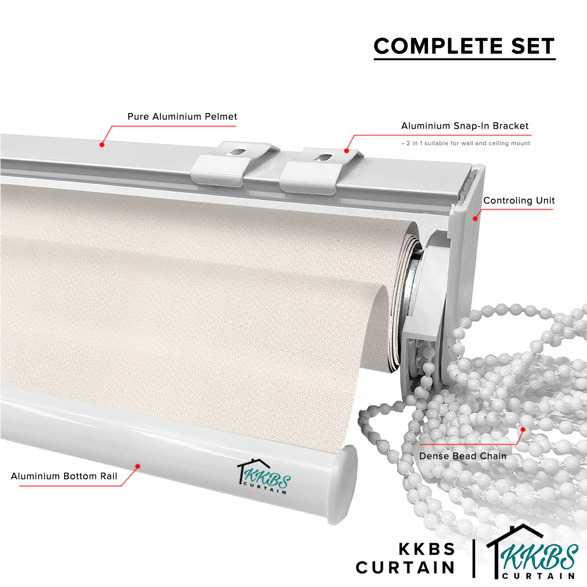 Tirai Gelek Pelindung Matahari Arliyo Dibuat Tersuai