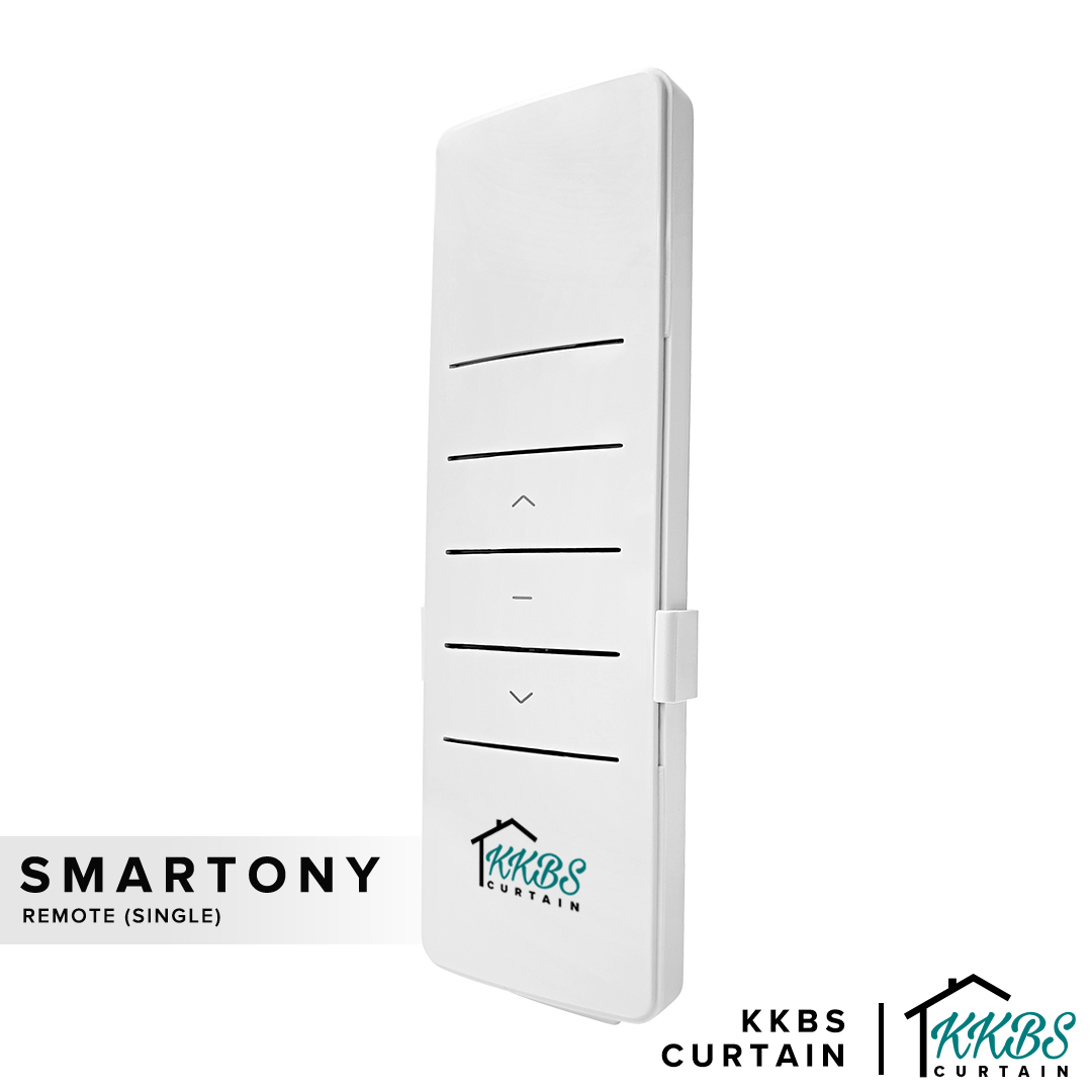 Track Langsir Bermotor Smartony Alat Kawalan Jauh Tunggal